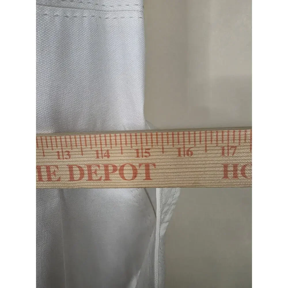 Tory Burch White Cotton Belted Fit Flare Dress Sleeveless Size 12 0044